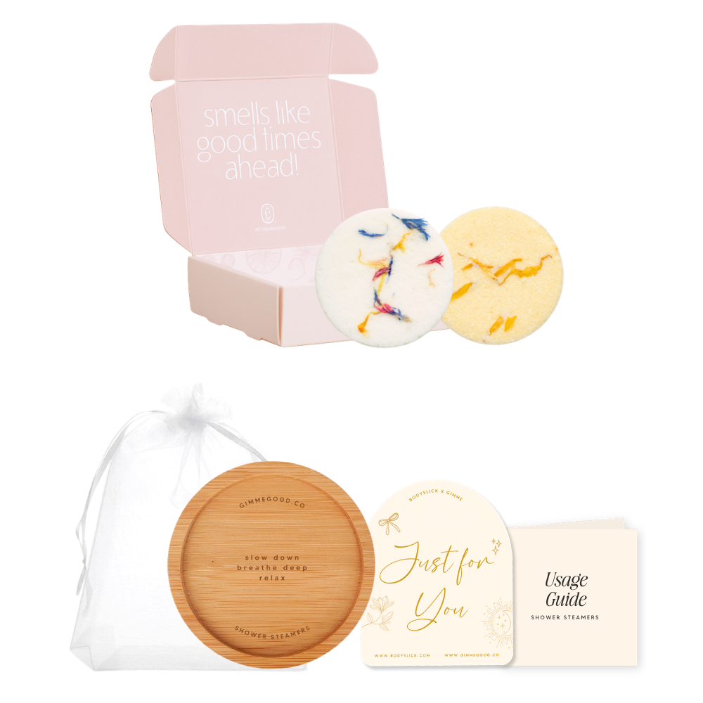 Good Vibes. 2pc Shower Steamers Gift Set