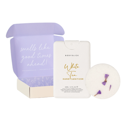 Relax. Hand Sanitizer & Shower Steamer Gift Set
