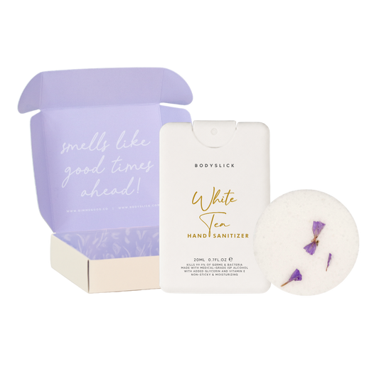 Relax. Hand Sanitizer & Shower Steamer Gift Set