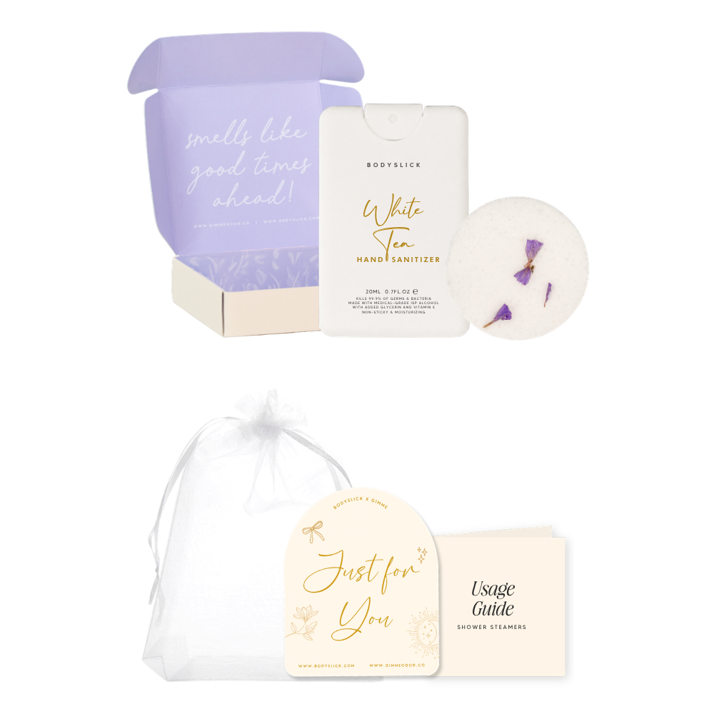 Relax. Hand Sanitizer & Shower Steamer Gift Set