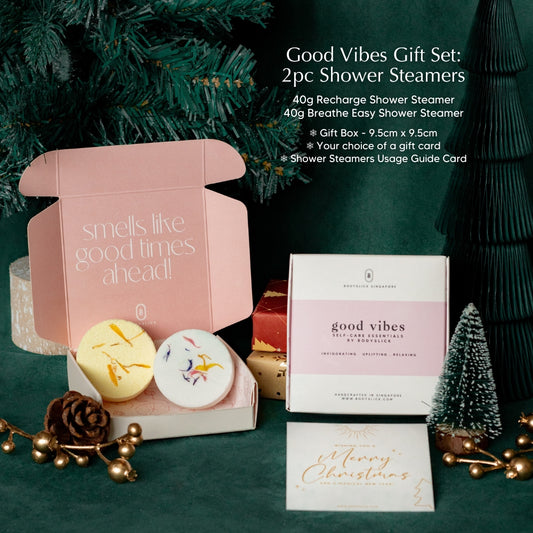 2pc Shower Steamers Good Vibes Gift Set