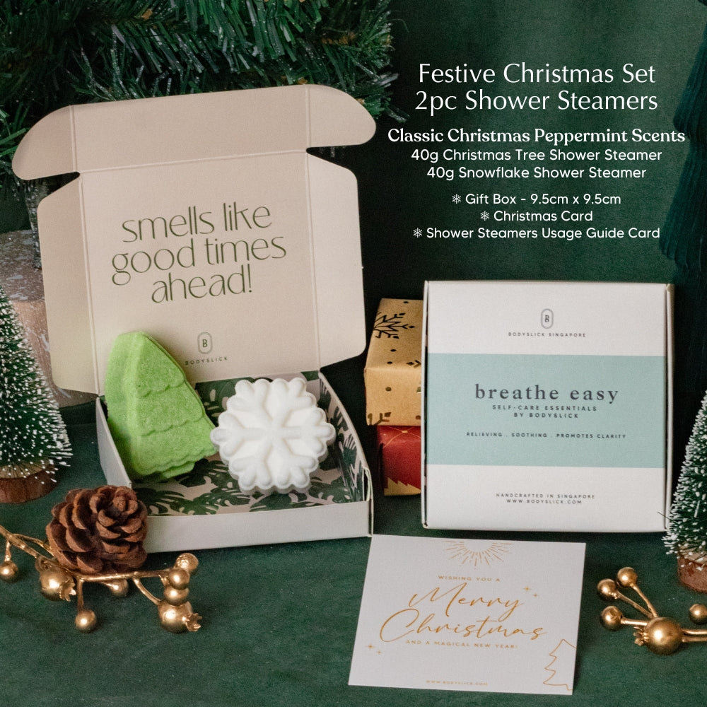 2pc Festive Shower Steamers Gift Set