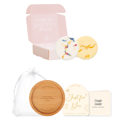 Good Vibes. 2pc Shower Steamers Gift Set