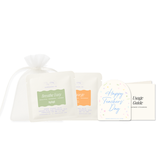 2pc Shower Steamer Salts Gift Set