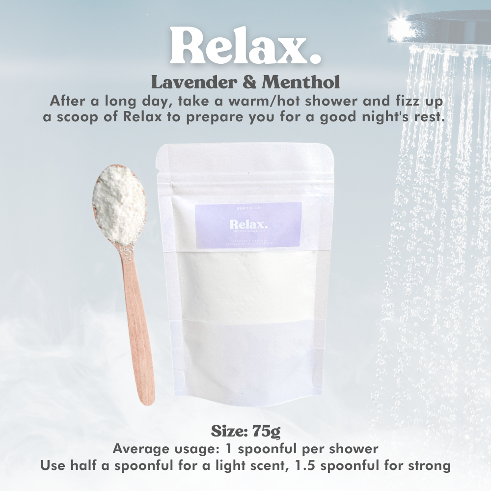Bedtime Lavender Shower Steamer (Powder Pack)