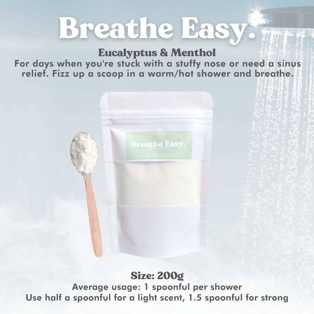 Breathe Easy Shower Steamer (Powder Pack)